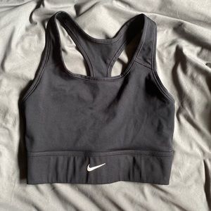 Black Nike sports bra